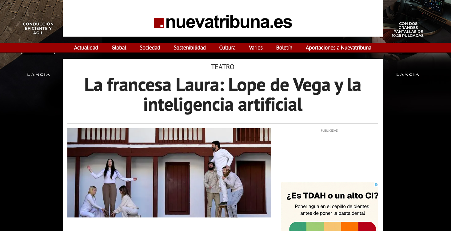 La francesa Laura: Lope de Vega and Artificial Intelligence